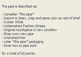60 points description