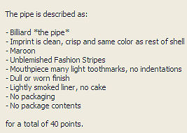 40 points description