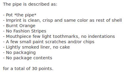 30 points description